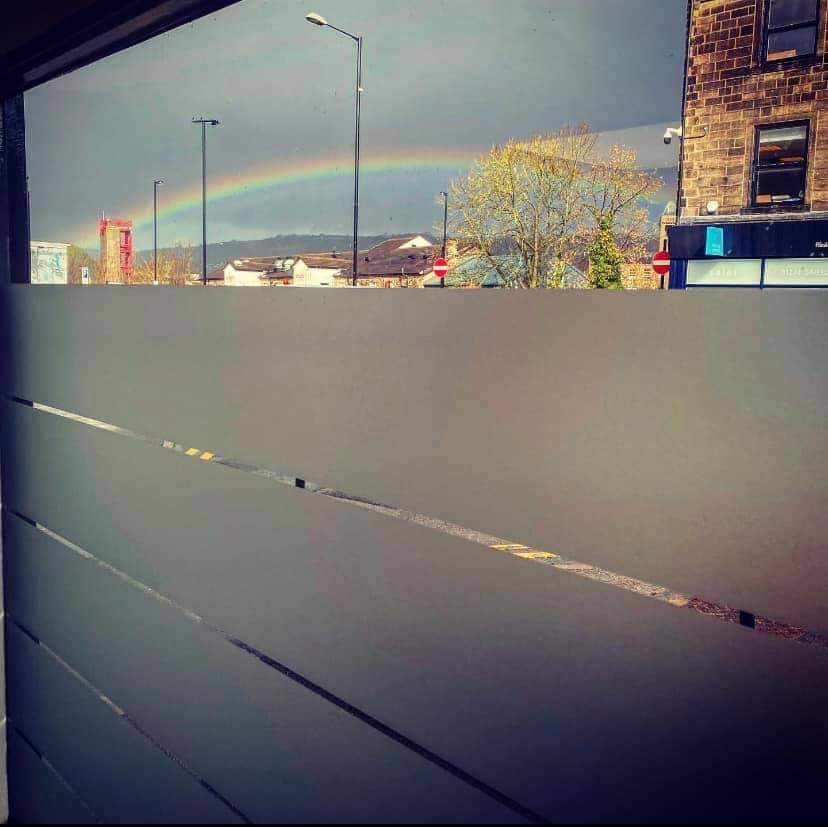 What a fabulous picture of this rainbow over Bingley yesterday, snapped by our Assistant Katie.