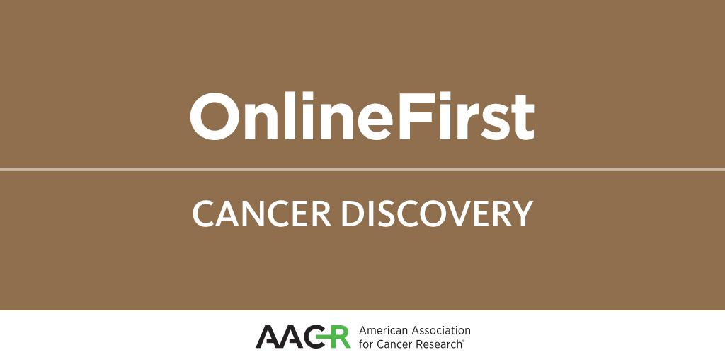 Cancer Discovery (@cd_aacr) on Twitter photo Just published #OnlineFirst: Genetic Determinants of #EGFR-Driven #LungCancer Growth and Therapeutic Response In Vivo by <a href="/GiorgiaFoggetti/">Giorgia Foggetti</a>, <a href="/lichuan_Bio/">Chuan Li</a>, Hongchen Cai, Monte Winslow, @politikaterina, and colleagues. <a href="/YaleCancer/">Yale Cancer Center</a> <a href="/StanfordMed/">Stanford Medicine</a>
bit.ly/3qCtMvb Just published #OnlineFirst: Genetic Determinants of #EGFR-Driven #LungCancer Growth and Therapeutic Response In Vivo by <a href="/GiorgiaFoggetti/">Giorgia Foggetti</a>, <a href="/lichuan_Bio/">Chuan Li</a>, Hongchen Cai, Monte Winslow, @politikaterina, and colleagues. <a href="/YaleCancer/">Yale Cancer Center</a> <a href="/StanfordMed/">Stanford Medicine</a>
bit.ly/3qCtMvb