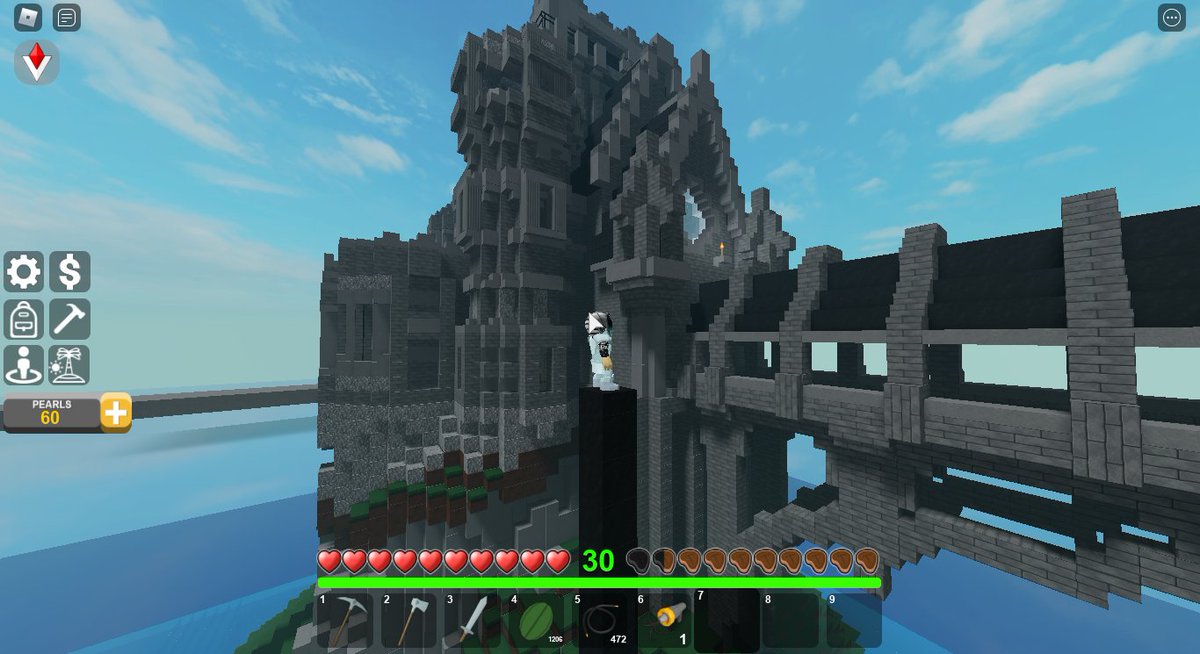 1Penggie1's tweet photo. Look, a castle! https://t.co/VPvRz1KBuw