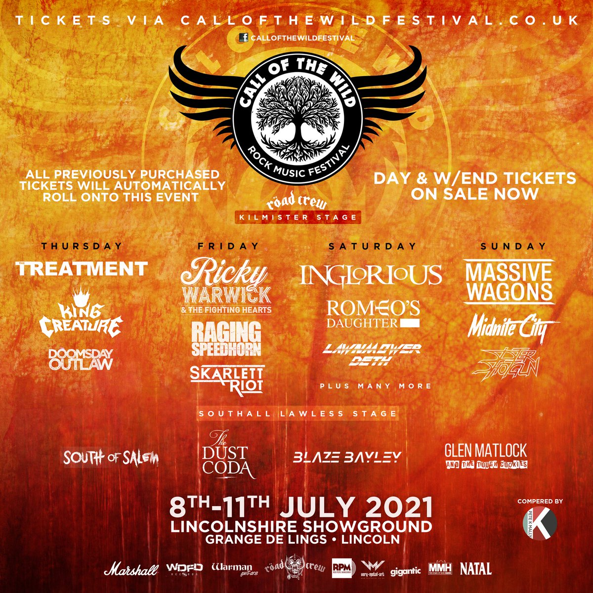 We are stoked to let you all know that we will be headlining The Southall Lawless stage on Thursday 8th of July 2021 at the awesome <a href="/callofthewildf1/">Call of the Wild Festival</a>!!

We cannot wait to tear it up on this KILLER line up!

Tickets:gigantic.com/call-of-the-wi…
