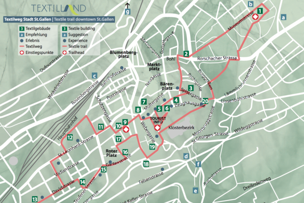 STMediaCH's tweet image. Die schönsten Seiten der Textilstadt St.Gallen entdecken! Der Textilweg führt zu herausragenden Textilgebäuden in der Innenstadt! Sie erfahren Spannendes zur Geschichte, Architektur und heutigen Nutzung der Gebäude!
@sgbtourismus @sanktgallen 
bit.ly/30Qyj2J