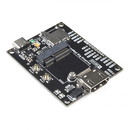 sparkfun's tweet image. We've got a few new treasures this week, including SparkX's #MicroMod Big Display Driver Carrier Board, a #RaspberryPi micro USB to USB-C Adapter, and a revised version of our S.H.O.V.E.L.! bit.ly/30EhPuc