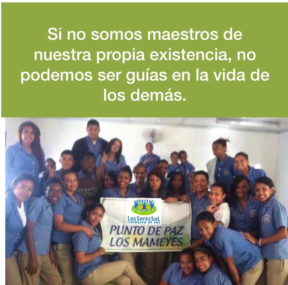 LosSeresSolLP's tweet photo. @NEspinalBaez @cristinag2013 #liderazgo #liderdepaz #flss https://t.co/wn0kfkel5U