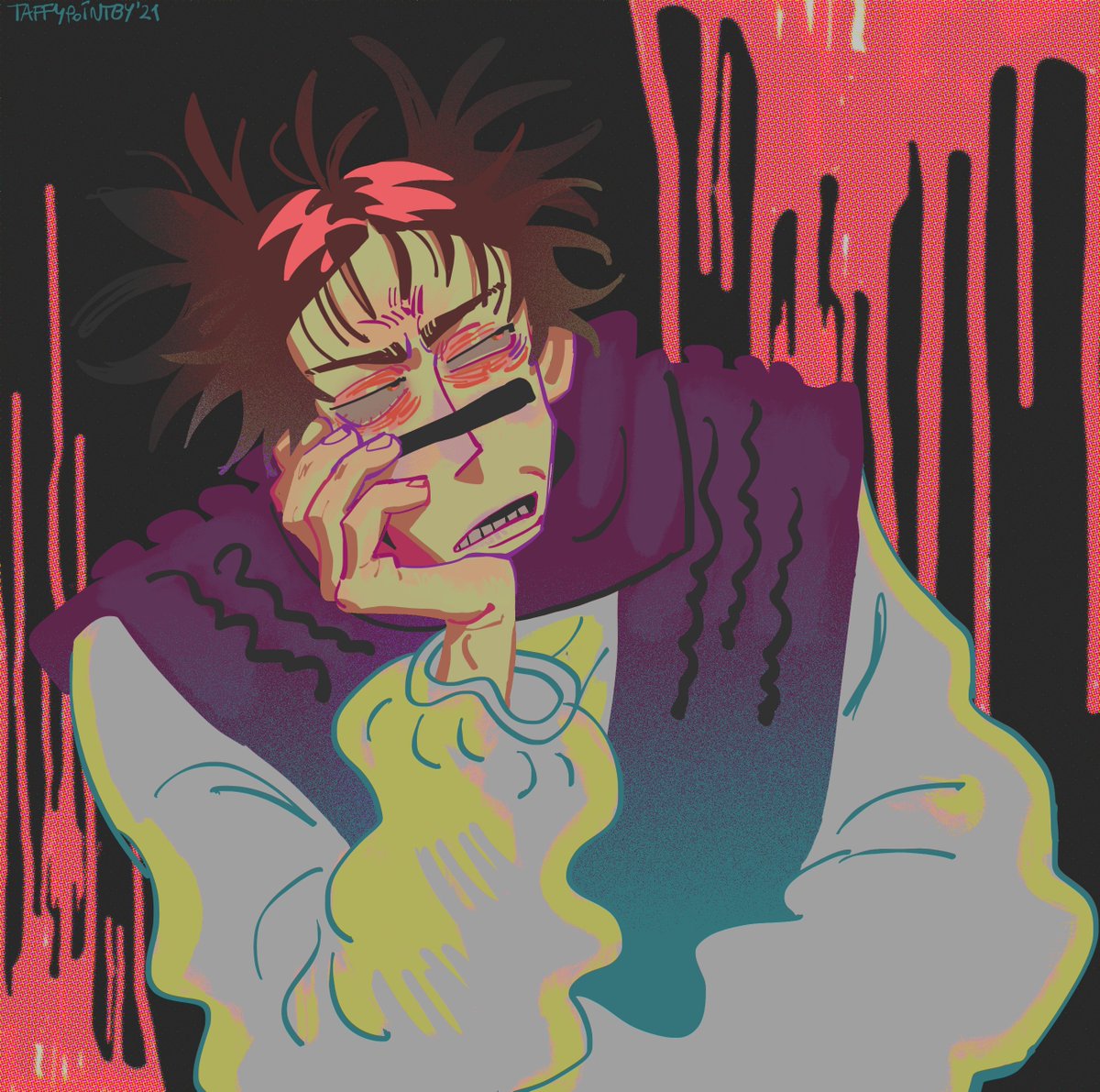 taffypointby's tweet photo. hes almost there almost there #JujutsuKaisen https://t.co/IpJaOdJ5Lj