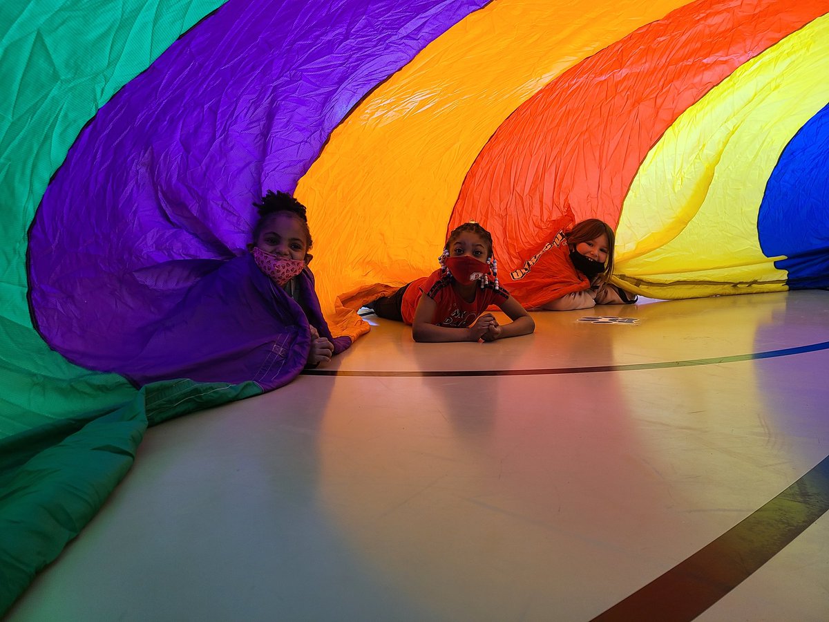 Parachute fun with KB today! <a href="/Bradley_School/">Bradley School</a>