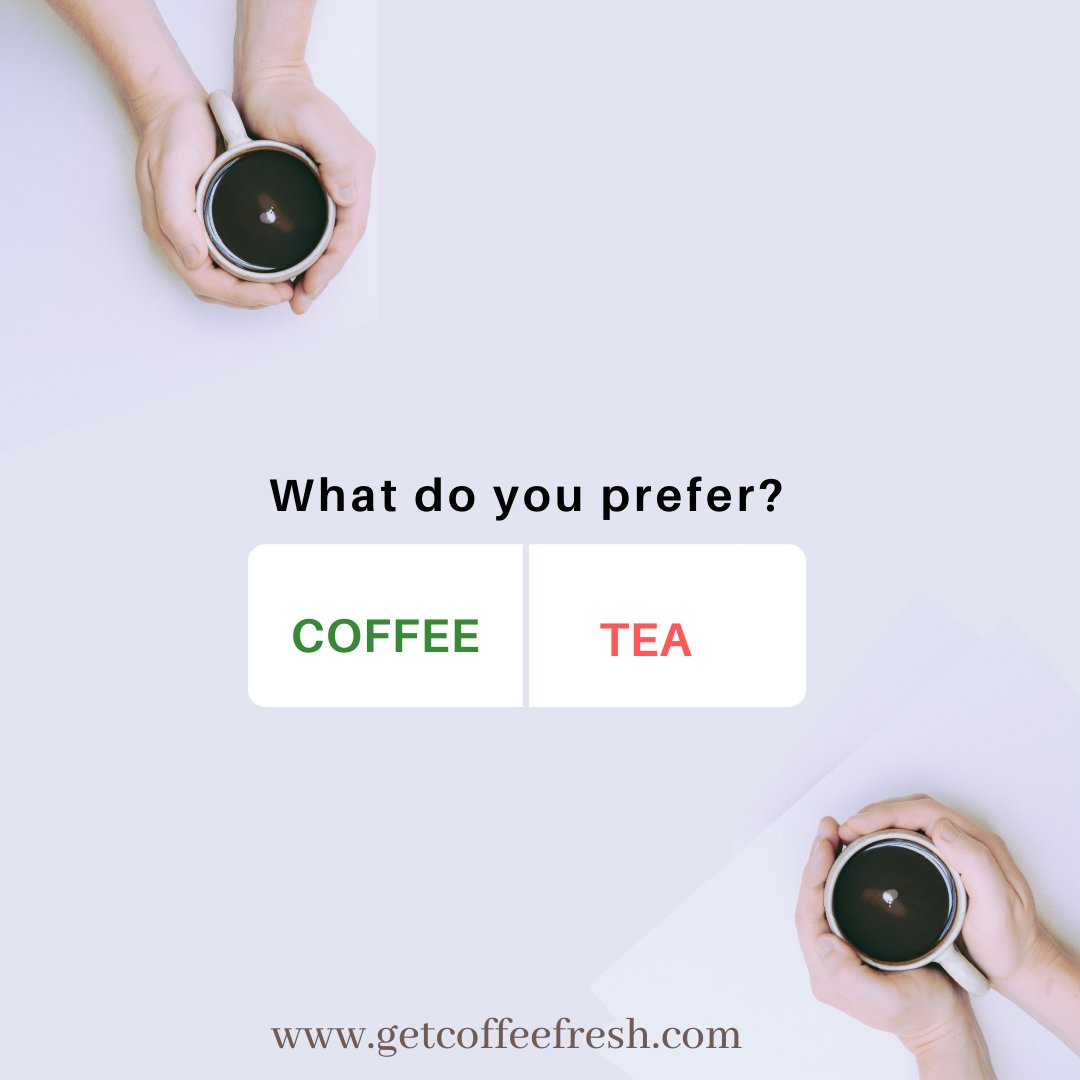 getcoffeefresh's tweet image. what do you prefer??