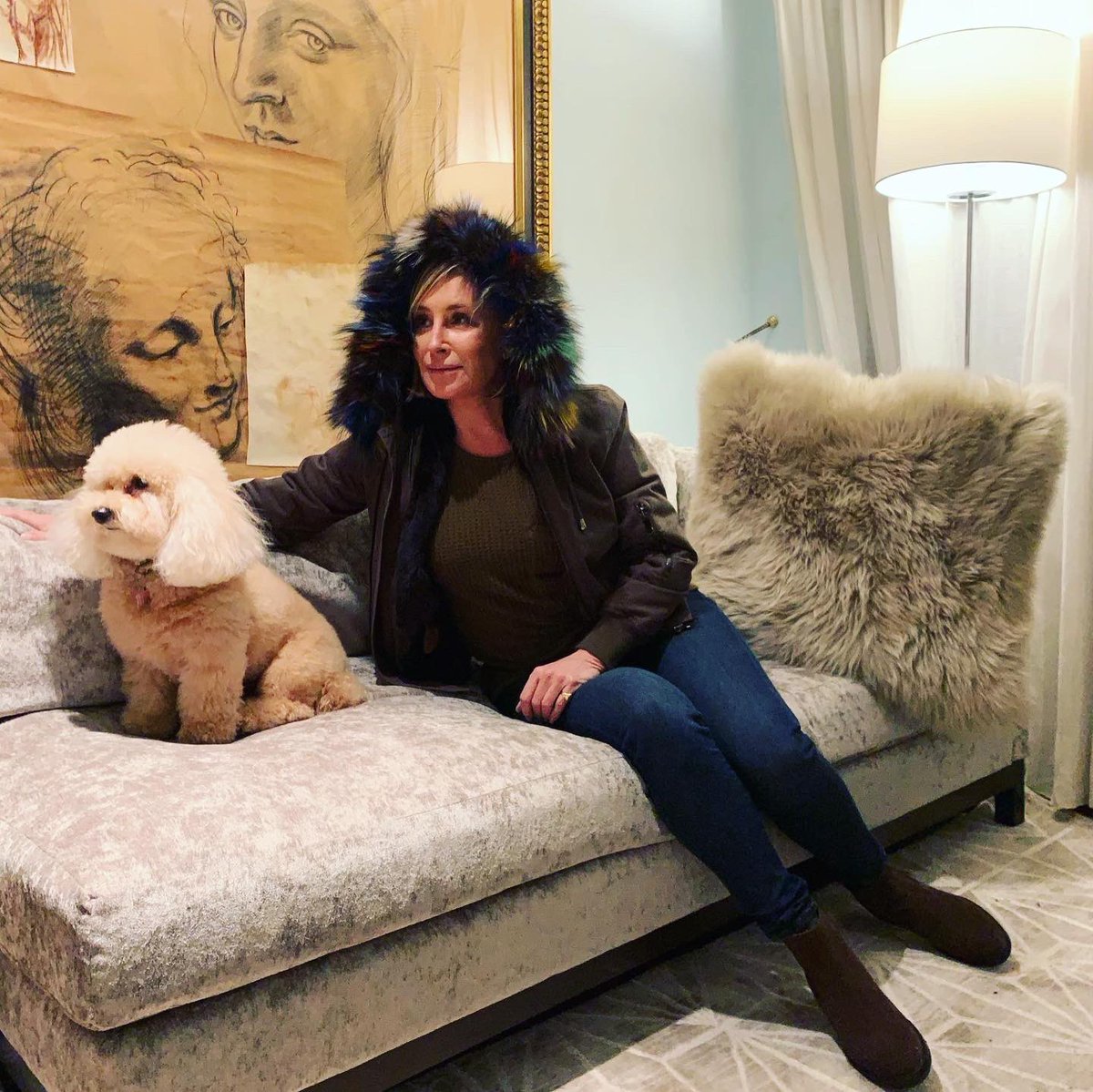 SonjatMorgan's tweet image. Back with my #fluffernutter 🐩 Not sure who’s fluffier though 😂 instagram.com/p/CMU7W-msOxX/…
#dogsofinstagram #marley #marleyisadog #meandmarley #sonjamorgan #rhony #bravotv