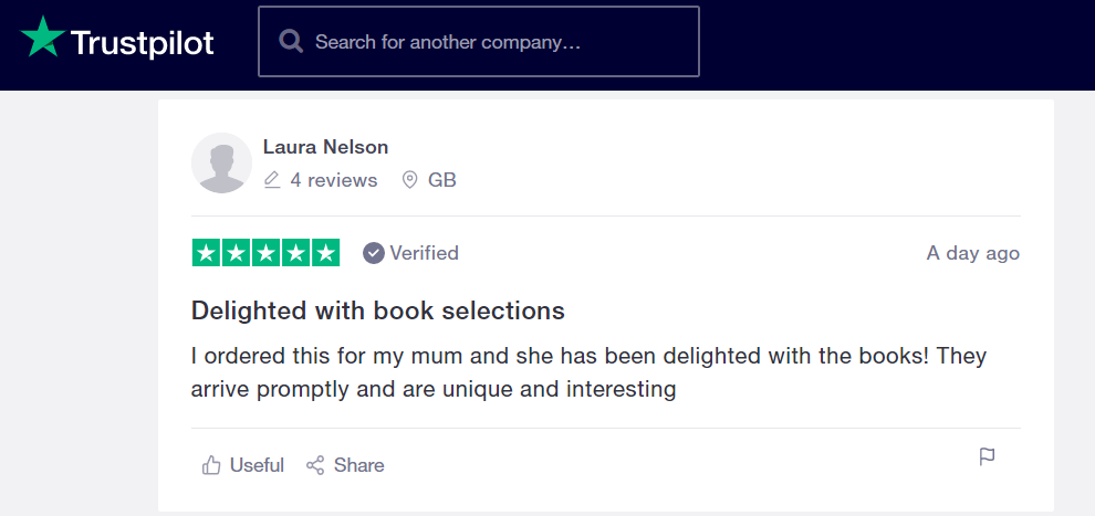 Thank you, Laura, glad you're enjoying the Mystery Book Club!