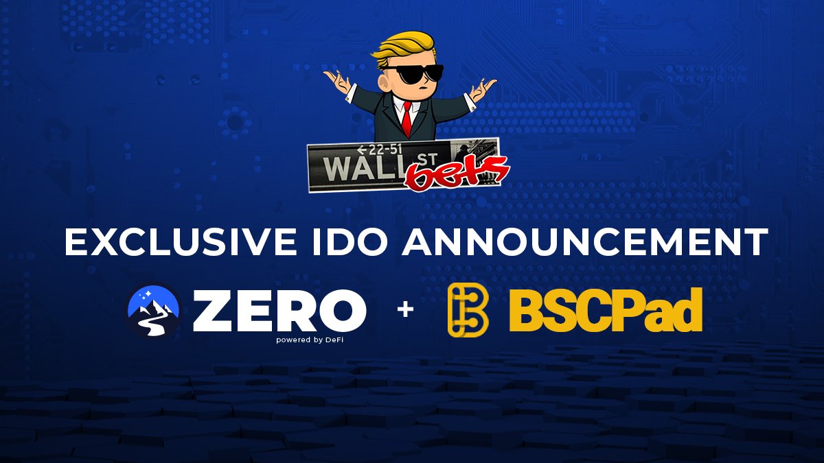 botb_game's tweet photo. Zero DEX is thrilled to announce our 1st exclusive upcoming #IDO launch in partnership with @BSCPad!

Please, welcome decentralized #WSB DApp!⚡️⚡️⚡️https://t.co/OSpVwr9E2y⚡️⚡️⚡️

Click on the link below to read the details: 
👉🏻https://t.co/MQFEHzZLUR

#ZERODEX $WSB $BSCPAD $ZERO https://t.co/y4iRZrU1te