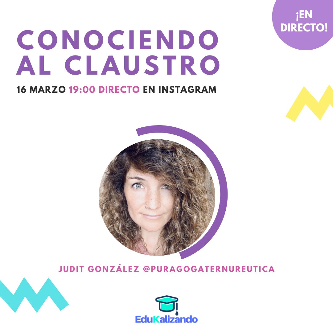 En este directo conoceremos mejor a Judit mamá y Judit profesional 💓.

Judith ha estado durante meses cocinando 🍳 su nuevo y primer curso en Edukalizando que permitirá disfrutar de nuestros/as bebés desde el primer día.

¡Te vemos el martes e instagram!

instagram.com/edukalizando_i…