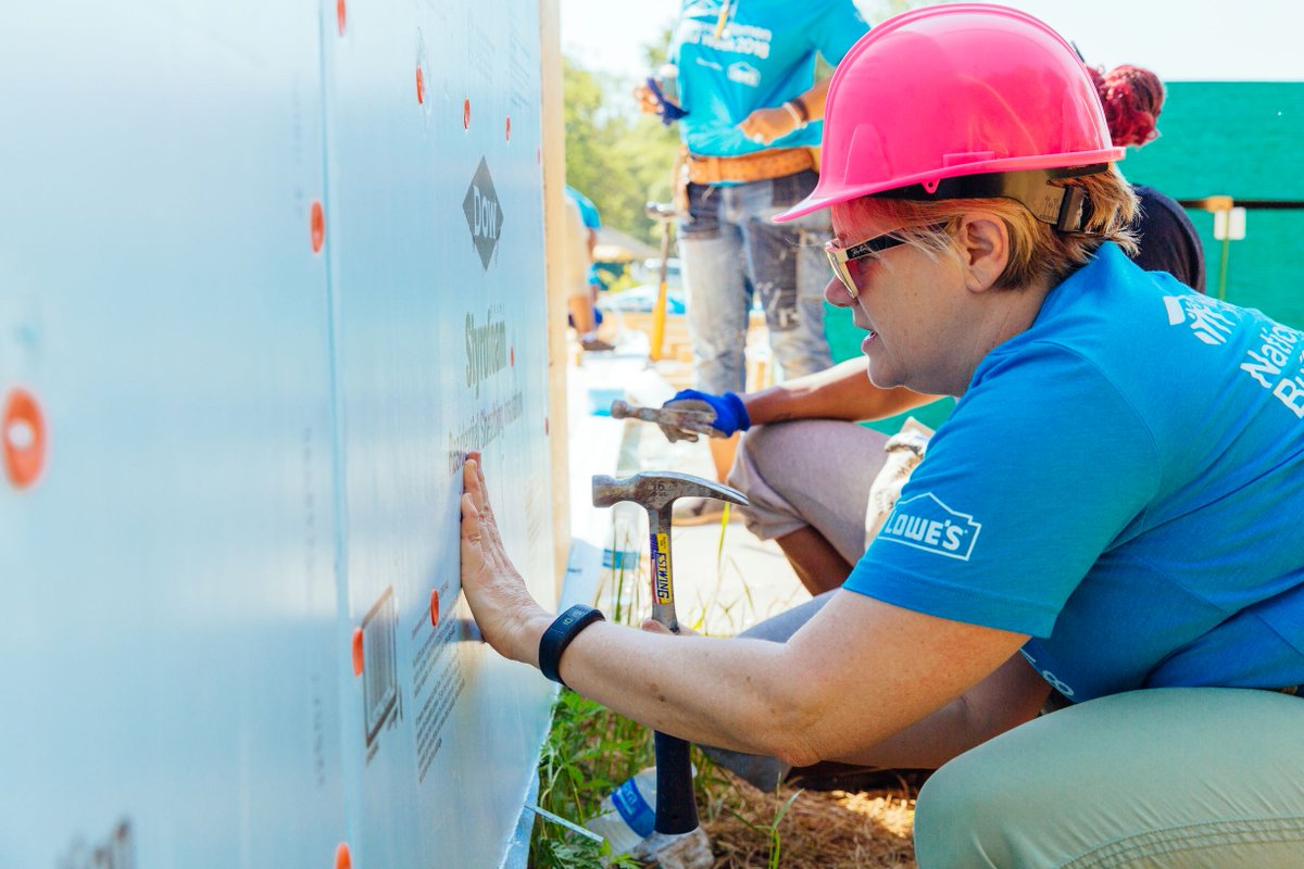 Thank you to <a href="/Lowes/">Lowe's</a> for sponsoring Habitat for Humanity’s International #WomenBuild Week, supporting our local efforts and raising awareness about the global need for women’s access to safe and affordable housing. #BuildHer