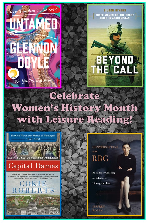 snowdenlibrary's tweet image. #WomensHistoryMonth #LeisureReading #FridayReads