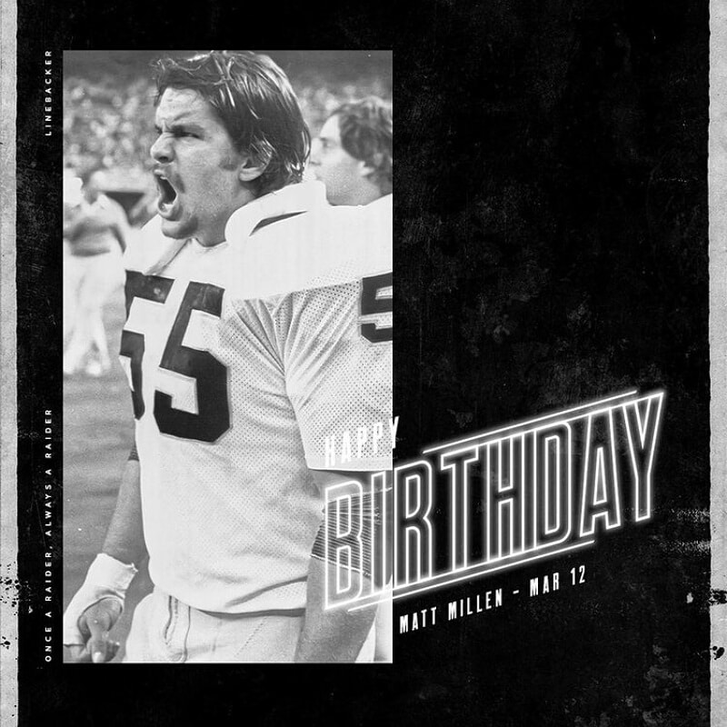 Happy Birthday Matt Millen from all of us here at the 808Aloha State    