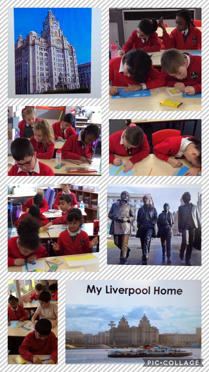 stclareslpool's tweet photo. Year 3 enjoyed a relaxing art afternoon today sketching what they love most about Liverpool #MyLiverpoolHome https://t.co/WS71T8GQqj