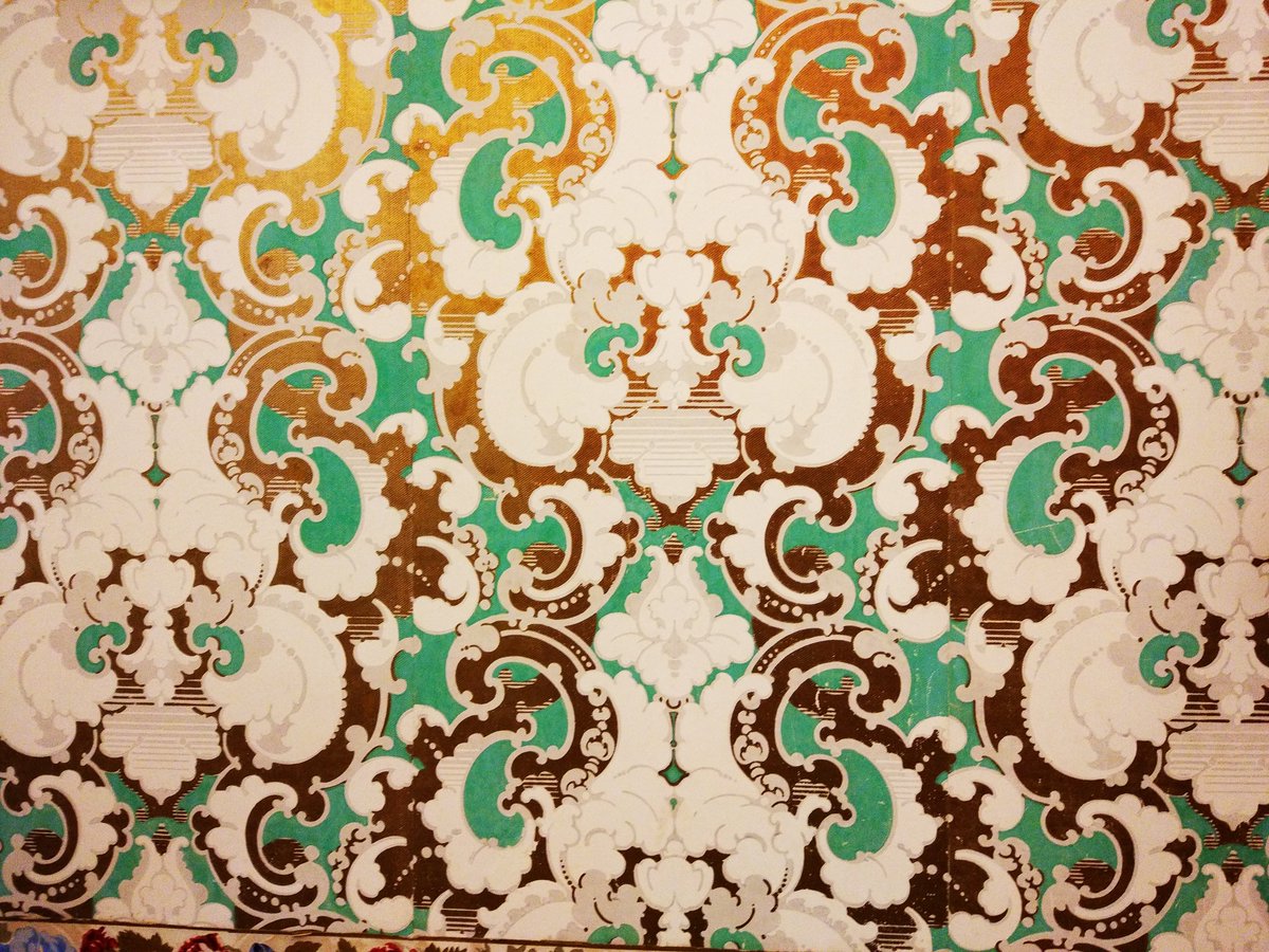 itineratur's tweet photo. Papel pintado del Palacio de Riofrío (Segovia).
 
📷 propia https://t.co/2RsNTonJ0R