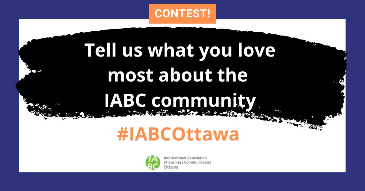IABCOttawa's tweet photo. Join us for #IABCMemberMonth and tell us what you love most about the IABC community on Twitter, Facebook, LinkedIn, or Instagram for a chance to 🎉 win 🎉one of ten $50 VISA gift cards that you can use at a local restaurant! Remember to tag us and use the hashtag #IABCOttawa https://t.co/y8H0QuDpHH