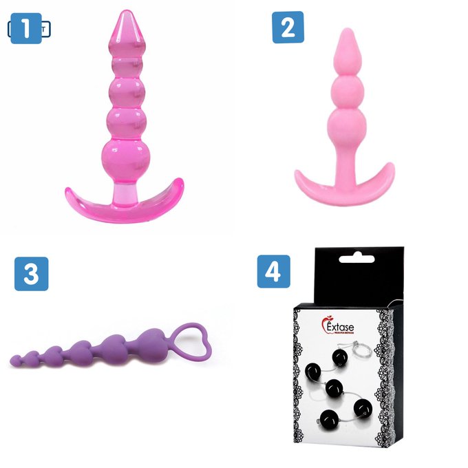 Qual deles vc quer me ver usando no cuzinho? 1, 2, 3 ou 4? 💗 https://t.co/KkSvIM7Xxr