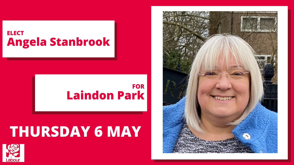 BasildonLabour's tweet image. The brilliant Angela Standbrook will be running for @BasildonLabour in Laindon Park in this year’s local election. Lives local and loves Laindon, she’ll be an incredibly strong voice for residents on the council. #LabourGain