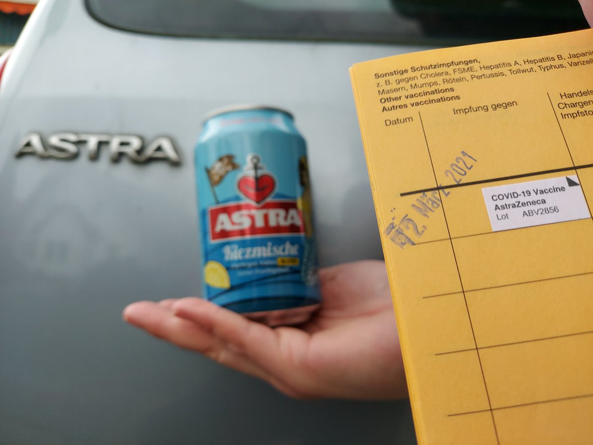 GruenerOimel's tweet photo. #Astra 4 life...Astra ist mein Leben 😊 #AstraZeneca #astrabier #opel https://t.co/2pGbeyf5Dk