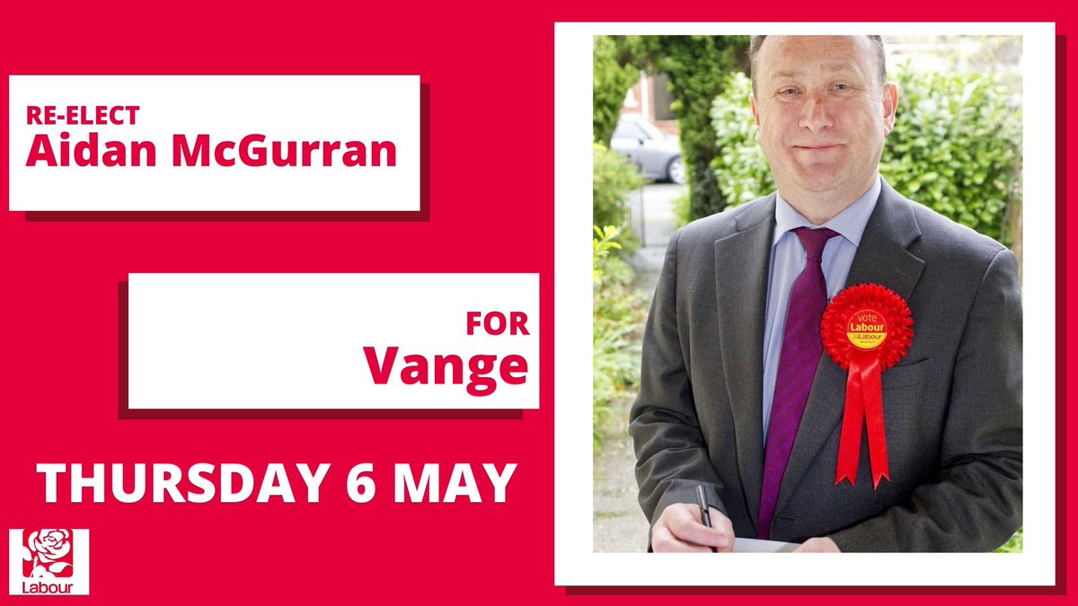 BasildonLabour's tweet image. The voice of Vange Aidan McGurran, will be fighting for re-election on May 6th. #LabourHold