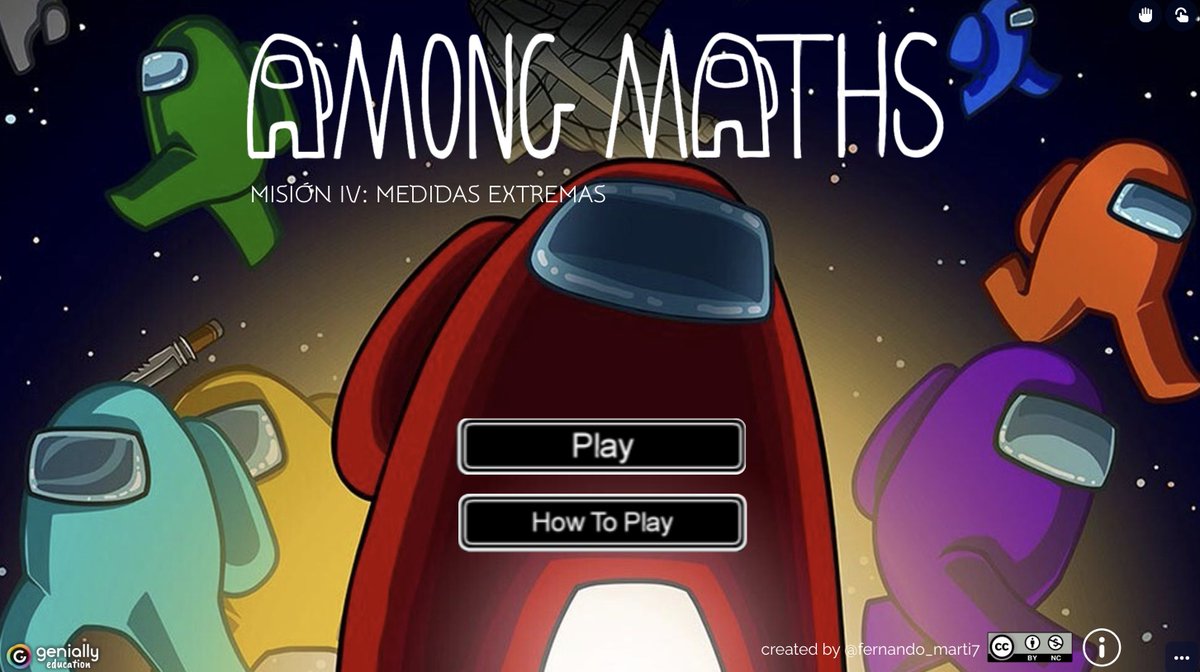 fernando_marti7's tweet photo. Ya disponible en @genially_es la Misión IV de los #AmongMaths para trabajar las medidas de longitud, capacidad, masa y tiempo. En esta ocasión han tenido que esforzarse al máximo para descubrir al impostor. ¿Y tú? ¿Lo descubrirás?
👉 https://t.co/exIXh0rKNe https://t.co/OJlv0s4Rmx