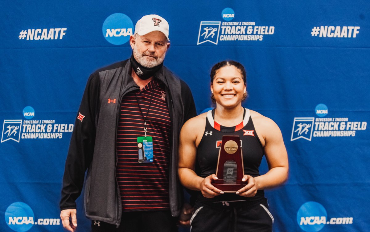 TexasTechTF's tweet photo. Kayli Johnson transferred to Texas Tech — moving across the country from her home state of Michigan — to realize her full potential. 

Today, she became an All-American for the first time in her career.

👏 @_kayliij https://t.co/JrPkWDlvCP