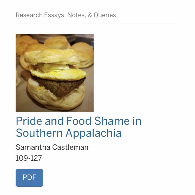 dogtor_sam's tweet photo. Just popping in to say HOW EXCITED I AM this is published.
That’s right. The long-awaited livermush paper is finally A WHOLE ARTICLE.

What is livermush? Why do I care? Find out here: https://t.co/fpA1QMtrmj 

#folklorefriday #foodwaysresearch #afseveryday #askafolklorist https://t.co/f7wbMWGN2X