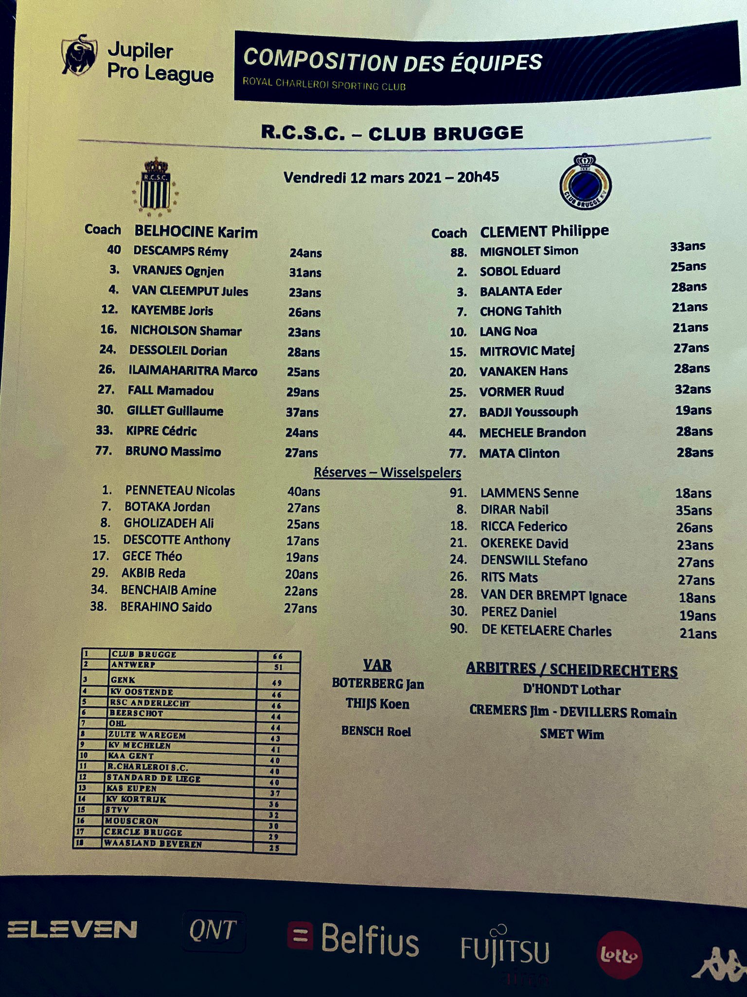 Will Downing Proof Football Never Sleeps Only Two Jpl Games This Weekend Both Clubbrugge Back Games Tonight Away To Sportcharleroi And A Chance To Go 18 Points Clear On Comms