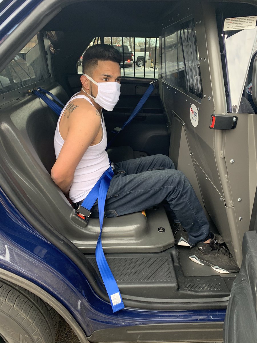 OSICriminalDiv's tweet photo. @OSICriminalDiv is working everyday to service our citizens, with @ABQPOLICE assistance we arrested this guy with a stolen truck, he is a convicted felon and was caught with a gun and is on federal probation and had an active arrest warrant.  He will be off the streets for now!! https://t.co/XoZTcSpvQl