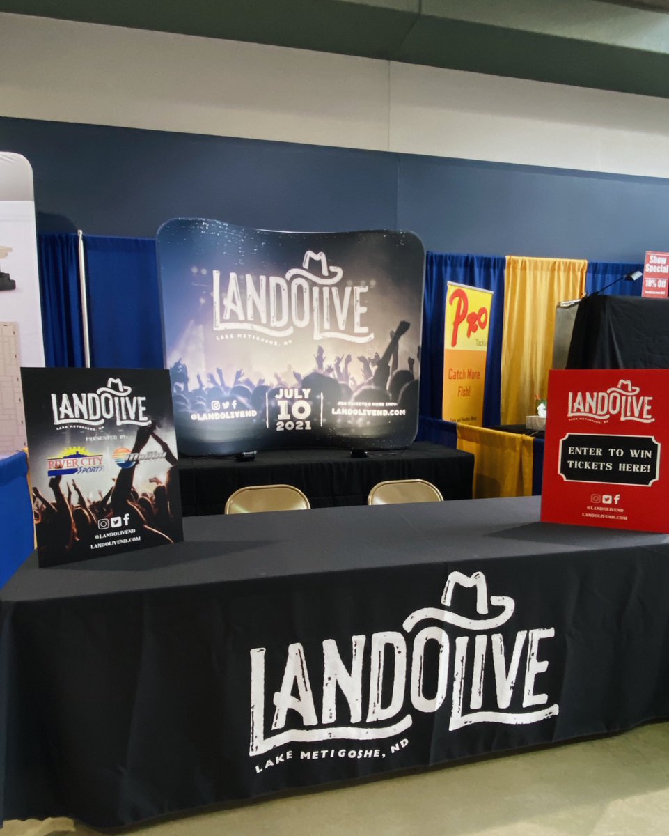 We’re hanging out at the #KXSportShow in Minot this weekend. Come say hi and enter to WIN FREE TICKETS! 🎤🎟

#LANDOLIVE | #CountryMusicFest