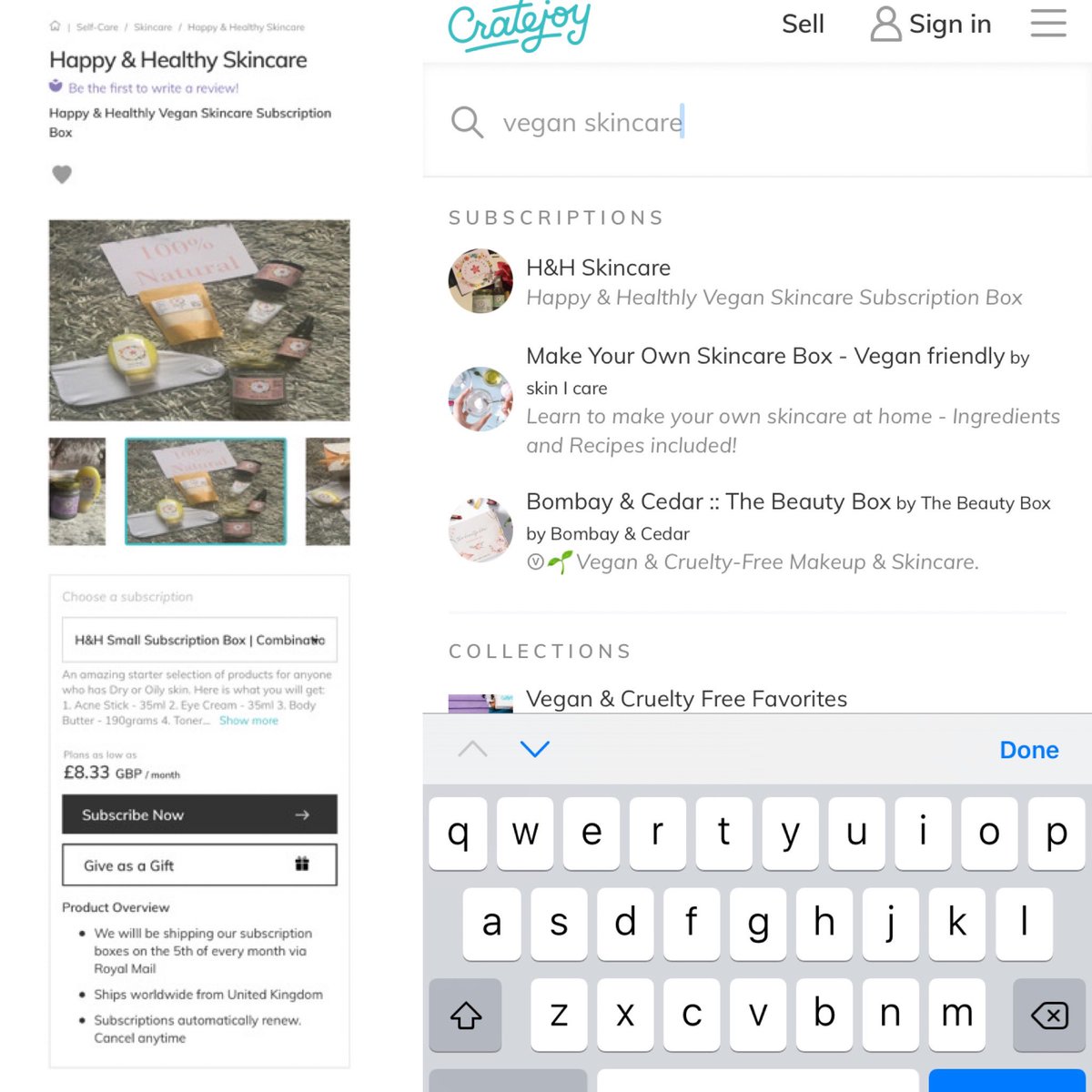 We are now on #createjoy so grab your

cratejoy.com/subscription-b…

#subscriptionbox #subscriptionboxes #skincaresubscriptionbox #skincare #skincareuk #organicskincare #naturalskincare #beauty #love #selflove ⁣
#skincareroutines #skincareobsessed #beautytips #beautycare