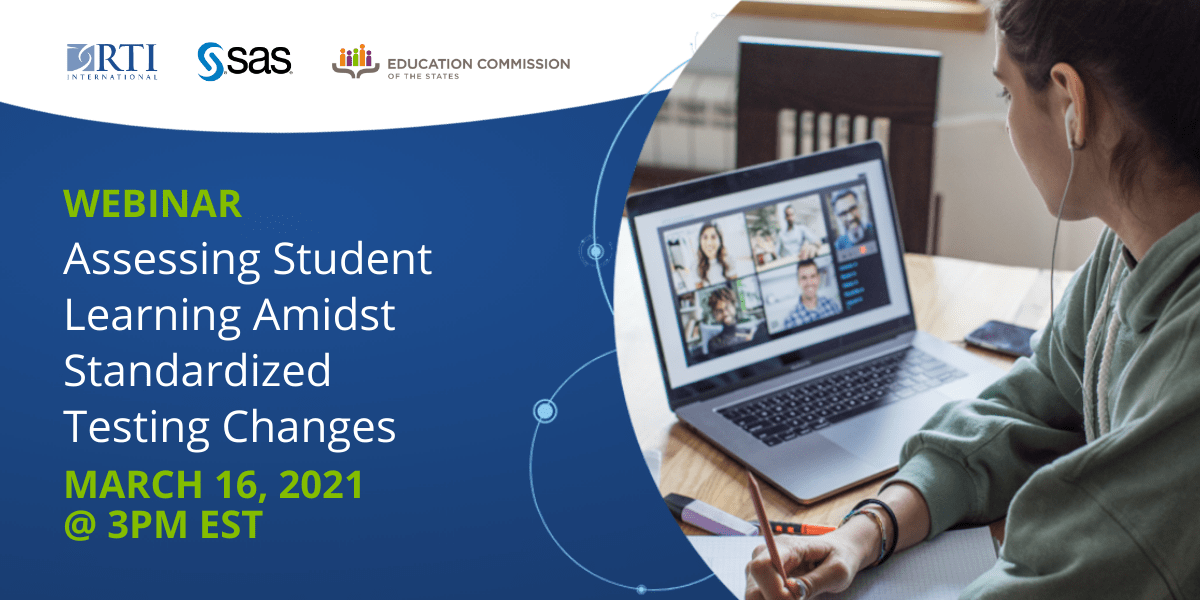 EdCommission's tweet photo. Join @RTI_Intl @SASsoftware and @ECS_Anderson for a webinar on flexible testing options to asses #COVID19 student learning loss.
Register for the webinar on March 16 #RTI_EdNetwork
👉https://t.co/BC5cgK7LE0 https://t.co/fkRbGb70tp
