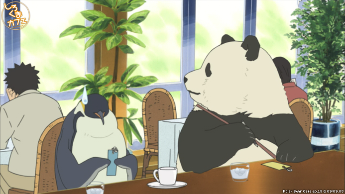 MMecharin's tweet photo. Polar Bear Cafe ep.13 @ 09:09.03
#ShirokumaCafe https://t.co/TzAH3kOTXI