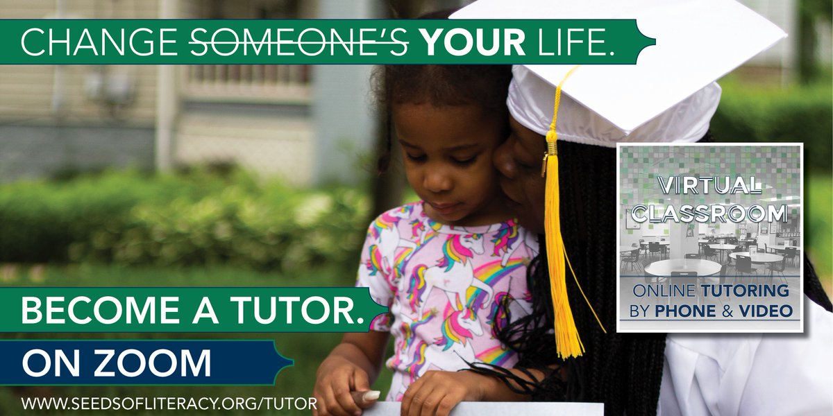 seedsofliteracy's tweet photo. Can you imagine life without a high school diploma? Make sure someone else doesn't have to by becoming a #tutor in our #VirtualClassroom. Training is offered every Monday. Apply here: https://t.co/1RnP8hCUrb
#GEDTutor #AdultEducation #AdultLiteracy https://t.co/rbUBwMfJT8