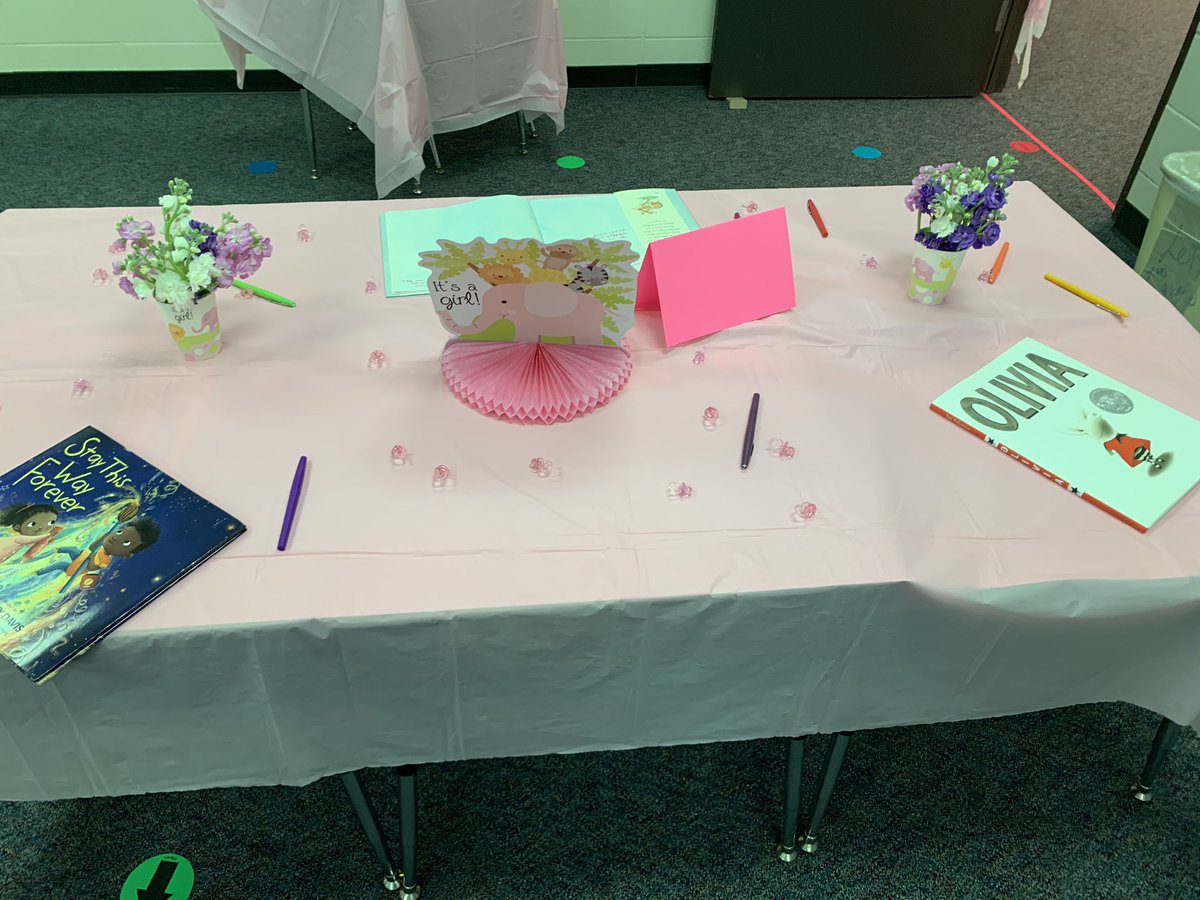 Baby showering honoring our MC assistant Gabby! Congratulations momma. We are so thankful for you and all your help. We wouldn’t run without you! We can’t wait to meet your sweet baby girl! 🥰🥰 <a href="/KaiserKISD/">Kaiser Elementary</a>