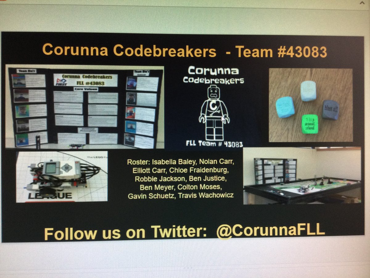 Team "Pit Slide" for virtual competition tomorrow!