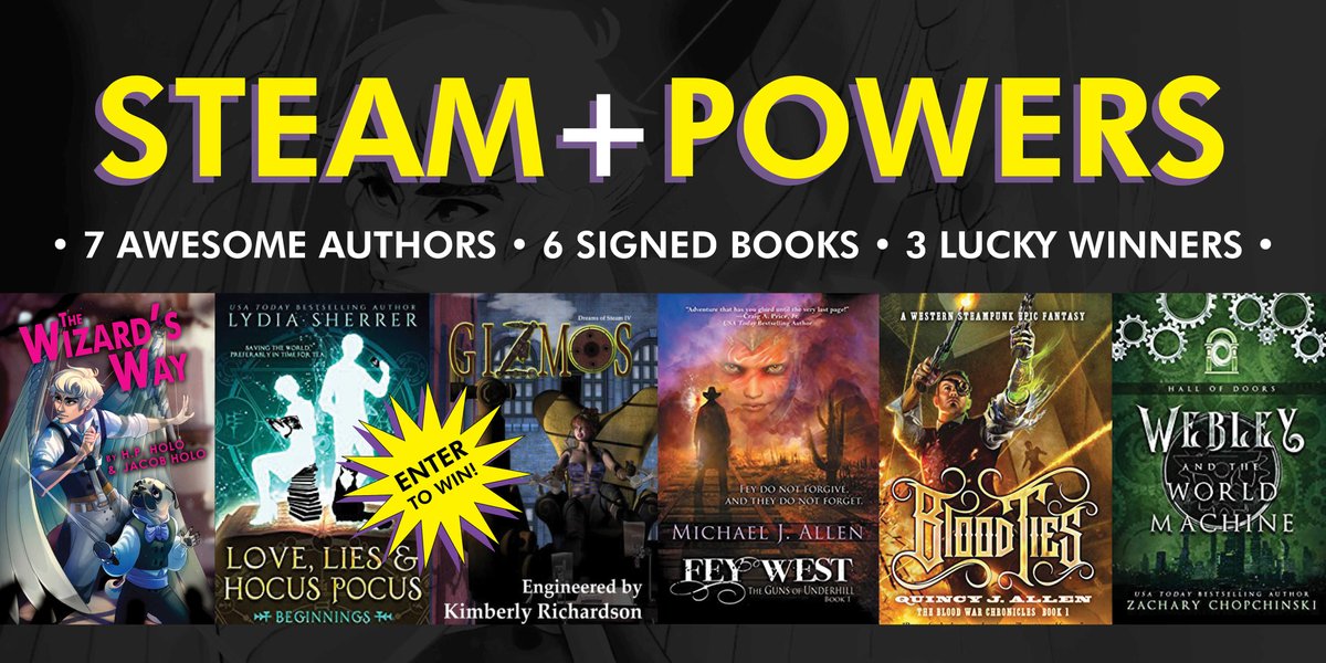TheDScribbler's tweet photo. A couple autographed paperback copies of Fey West up for grabs along with books from 6 other authors. Check it out!
https://t.co/FTi72ucvyZ

#GunsofUnderhill #WeirdWest #Giveaways #steampunk https://t.co/C2AdNa7Fhm