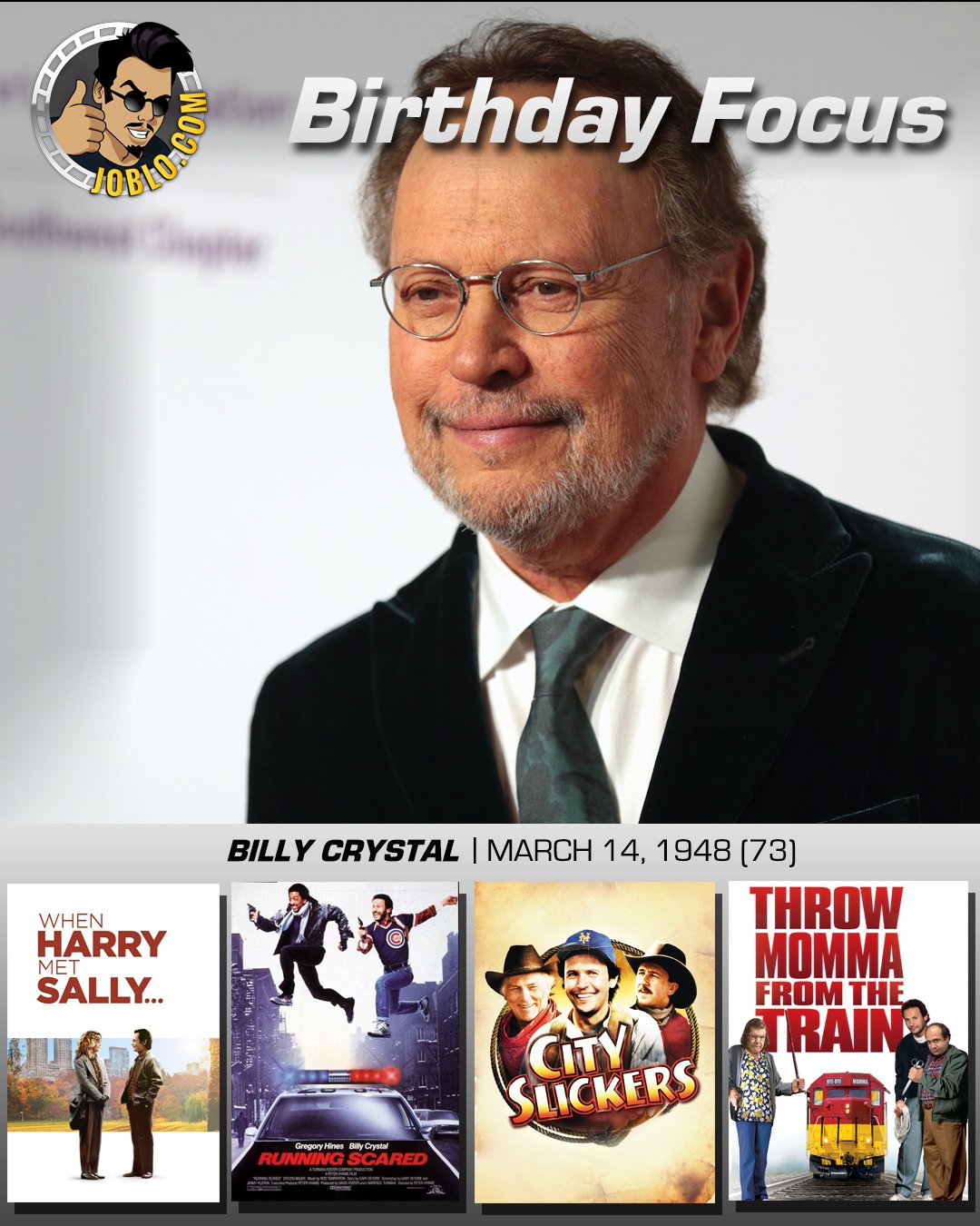 Wishing a very happy 73rd birthday to Billy Crystal! 