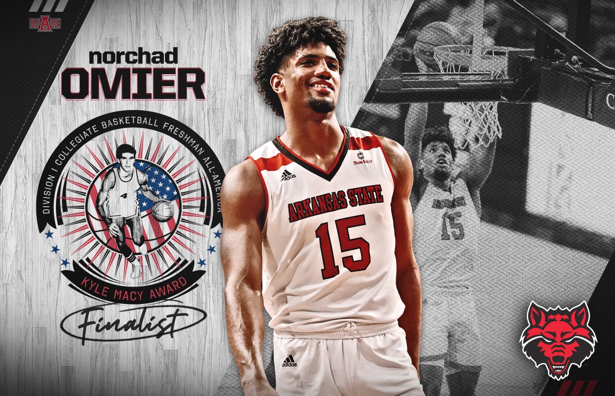 Leading all freshmen with 15 double-doubles, <a href="/NorchadO/">Norchad Omier</a> has been named to <a href="/collegeinsider/">College Insider Inc.</a> Kyle Macy Freshman All-America Team 

Read more &gt;&gt;&gt; bit.ly/38vukww