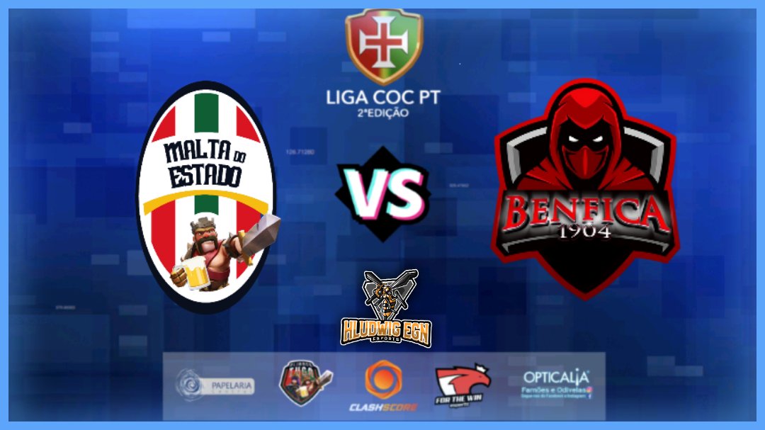 Hoje a não Perder mais uma Ronda da Liga C.O.C PT @CoC_Portugal
#MaltadoEstado VS #Benfica1904
A Partir das:
🕛22.15 🇵🇹(Utc) 19.15🇧🇷
🎥 twitch.tv/hludwig14egn?s…
Espero por vocês na Live 🔥🔥
<a href="/CoCEsports/">Clash of Clans Esports</a> <a href="/AliancaTuga/">Alianca Tuga</a> <a href="/ftwesports/">FTW | For The Win Esports</a> <a href="/OPTICALIA_/">OPTICALIA_</a> <a href="/ClashScore/">Clash Score</a> <a href="/EGNesports/">EGN Esports</a>
