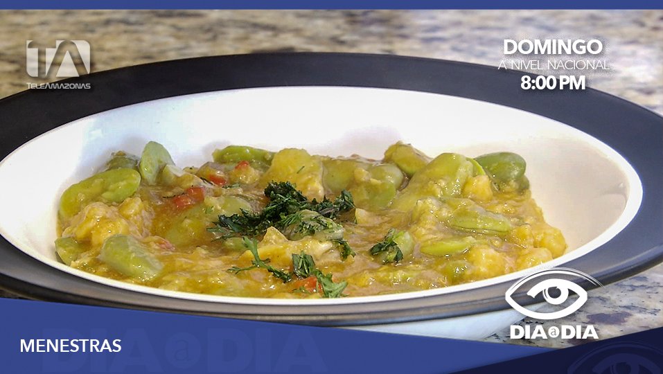 DiaaDiaEc's tweet photo. Hoy en #DomingodeDíaaDía: los secretos que convierte en a las #menestras en las reinas de la cocina ecuatoriana. Les esperamos solo por este domingo a las 8:00 p.m. a nivel nacional por @teleamazonasec https://t.co/i2zjPjzNbB