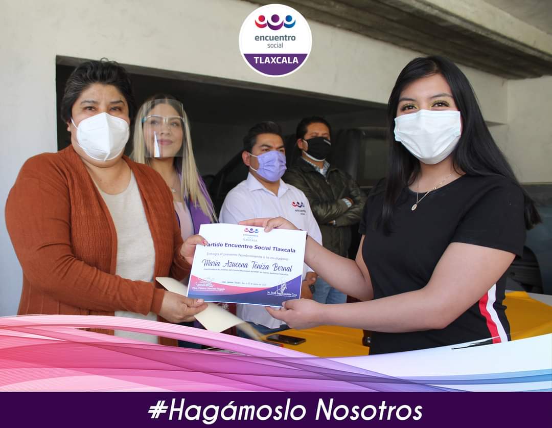 🔴🟣🔵 Toma de protesta del Comité Municipal de Santa Apolonia Teacalco, encabezado por Cesar Díaz Portillo, los recibimos con entusiasmo con la certeza de que harán un gran trabajo. ¡En hora buena! #HagámosloNosotros

#EncuentroSocialTlaxcala
#ComprometidosConTlaxcala