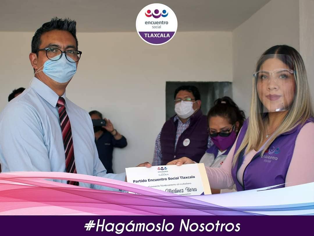 🔴🟣🔵 Toma de protesta del Comité Municipal en Yauhquemecan, encabezado por Angélica Noemí Sánchez Ruiz, seguimos fortaleciendo nuestras estructuras en el Estado, bienvenidos a la familia PEST.

#HagámosloNosotros
#EncuentroSocialTlaxcala
#ComprometidosConTlaxcala
