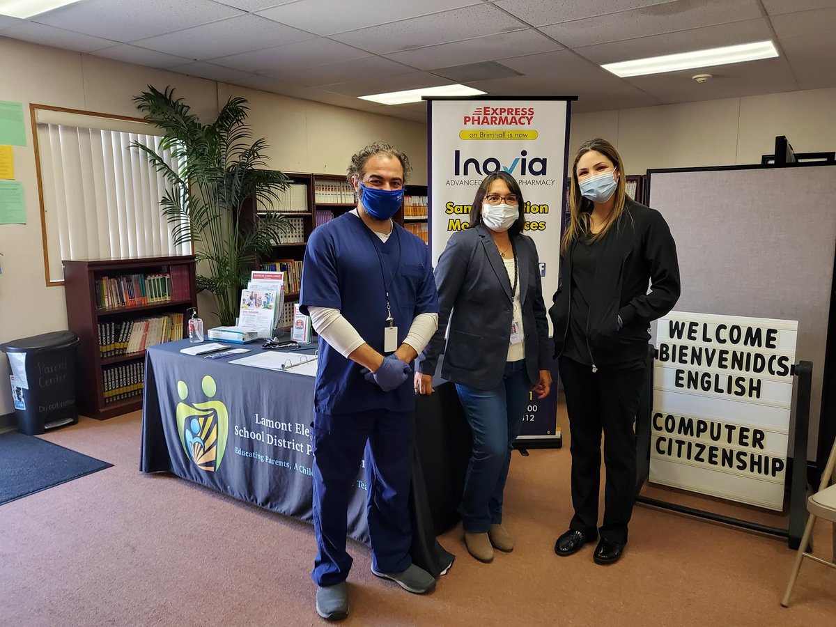 InoviaPharmacy's tweet photo. Many thanks to Lamont school district for giving Inovia Pharmacy the opportunity to immunize the district.
Pleasure to be here today.

#covid19vaccination #moderna #inoviapharmacy https://t.co/PWQh3lUxG7