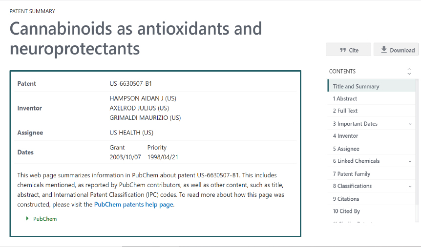 labs_method's tweet image. Did you know that the US Federal Government 🦅 obtained a patent in 2003 for the use of Cannabinoids as antioxidants and neuroprotectants?
lnkd.in/ewgykX4
#cannabis #medicalcannabis #cbd #marijuana #hemp #cannabisindustry #testinglab #methodtestinglabs #hemptesting