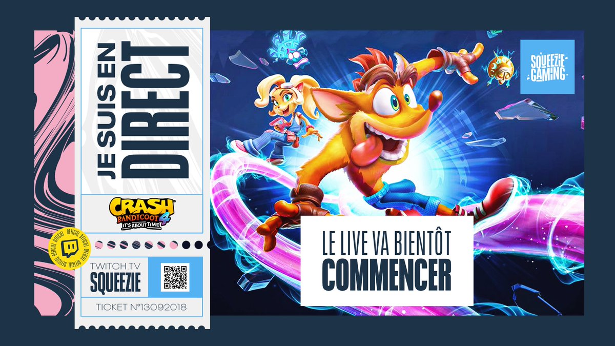 xSqueeZie's tweet photo. petit 1v1 sur Crash Bandicoot contre @Mickalow vous savez déjà qui va gagner #ad https://t.co/STheN5L6mR