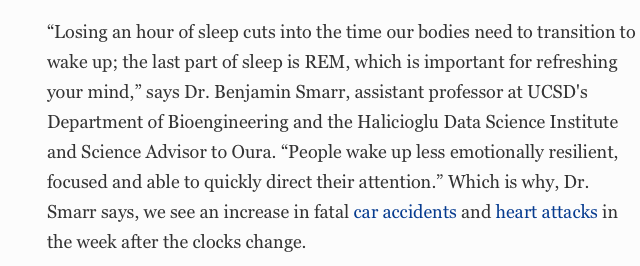 UCSDJacobs's tweet image. 20 spring forward essentials for a better sleep: @UCSanDiego Prof. Benjamin Smarr quoted in this @Forbes story by @annarhaines: forbes.com/sites/annahain…
Smarr is on faculty @ucsdbe &amp;amp; @HDSIUCSD 
#springfoward