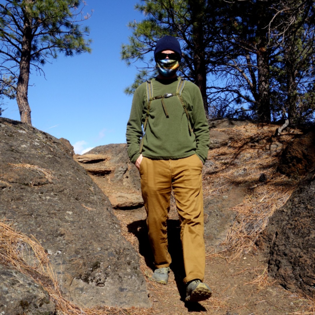 DesLandTrust's tweet photo. Land Trust Preserves are open for exploring! Remember to bring along your face covering to wear at narrow trail segments and in parking lots. Photo: Jana Hemphill #whychus #hiking #oregon https://t.co/z00Xv9wOTE