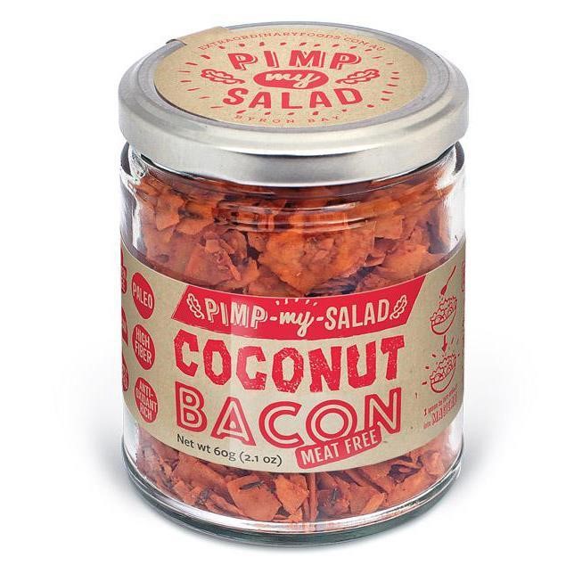 macdonj's tweet photo. Pimp My Salad - Coconut Bacon: 15g = 1g protein (1 PKU exchange). From @vegansupermark https://t.co/FfcN0zzy2s