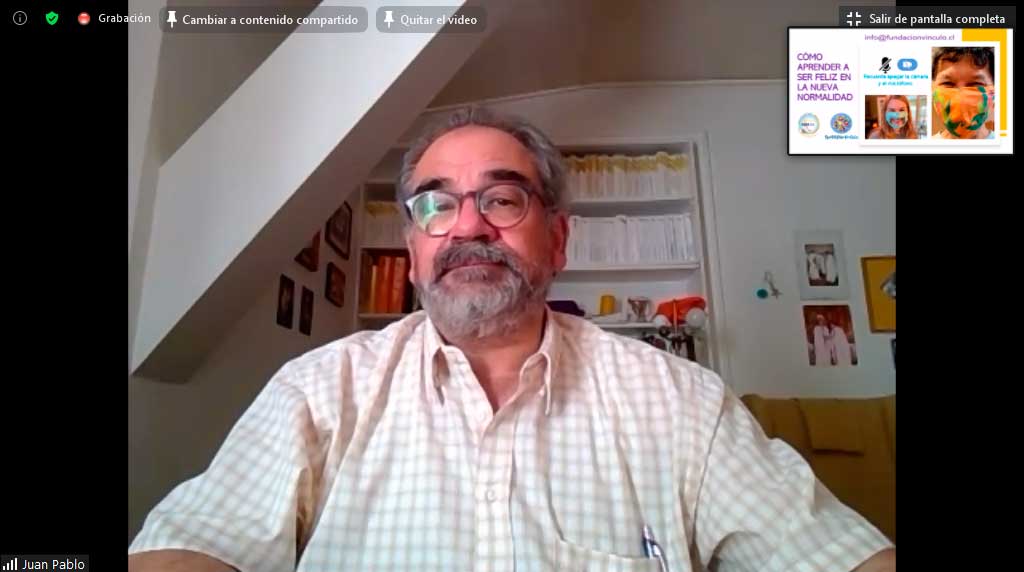 avec_sc's tweet photo. #AvecConecta ¿Cómo ser feliz en la nueva normalidad?. "Tenemos una oportunidad de eliminar todos los otros tipos de distancia social" Juan Pablo Cárcamo y Trinidad Ried de @Fund_Vinculo #Formación #AVEC #Chile https://t.co/knlHQMMk18